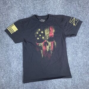 Grunt Style American Reaper 2.0 Patriotic T Shirt Mens Medium Black Graphic